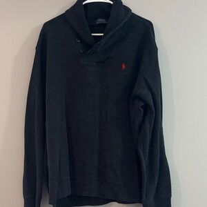 Ralph Lauren Charcoal Knit Sweater